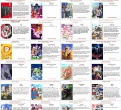「2026年秋期(10-12月)に放送されるアニメ一覧」海外の反応