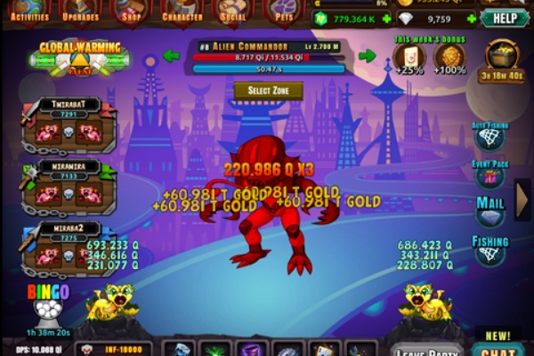 ばんばんのブログ Idle Online Universe