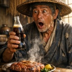 【衝撃】ヒエとアワしか食べてなかった江戸時代の農民にA5和牛とコーラ食わせた結果ｗｗｗｗｗ