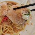 肉まみれの『豊丘うどん』を食す。長野県豊丘村『肉まみれうどん　つるとん』