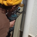 庭に埋もれていた散水栓を立水栓に取り換える