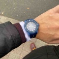 今日はブランパンxスウォッチ アトランティックオーシャン / ベルト交換しました