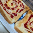 遅めの朝食