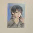 新作色鉛筆画を1点ヤフオクに出品しました　【告知】