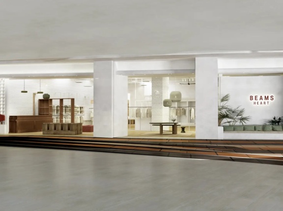 「ららぽーと柏の葉」のアパレル店「B:MING LIFE STORE by BEAMS」が「BEAMS HEART」として4月10日リニューアルオープン