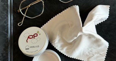 【PR】拭くだけで曇り止めできる！かわいい缶入りのメガネ拭き