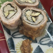 【レシピ】茄子とえのきの豚肉甘味噌焼き。と　献立。と　横顔に思うこと。