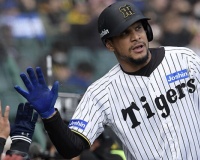 ヘルナンデス、最低限の犠牲フライで阪神同点！！！