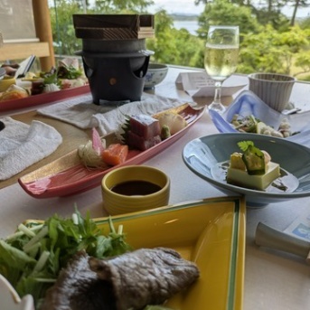松島でホテルランチへ～大観荘～
