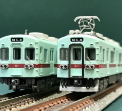 鉄コレ「西鉄600形」の車端部加工。