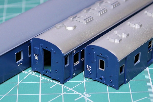 鉄道部品　アルミ板　特急寝台　天の川 押上車両工場の製作日報 - 国鉄10系客車+郵便車「寝台急行 天の川」