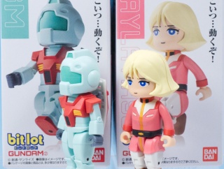 レビュー バンダイ食玩 bitlotガンダム2 ジム＆セイラ