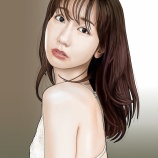 『柏木由紀さんの似顔絵を描きました』の画像