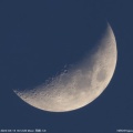 令和6(2024)年4月14日の天体観測 月の直焦点撮影