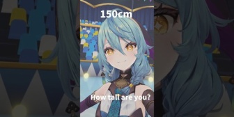【にじさんじ】ナナたま、How tall are you?『どの身長でも口開いてるのかわいい』【150cm】