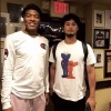 八村塁とダルビッシュ有のツーショット 	