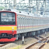 『【要検出場2本】205系横浜線H18編成10連復帰&H7編成防護網撤去』の画像