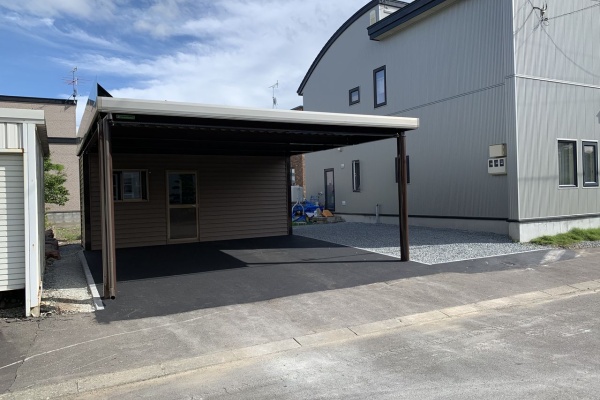 Garden Factory 施工ブログ ログハウス ログ物置