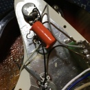 古いphotogenicストラトにヴァンザントロックとオレンジドロップ20260415