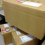 『大きな箱が届きました もうすぐ少年野球大会です!』の画像