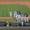 日ハム江越、サヨナラタイムリー！エスコンフィールド初勝利！
