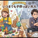 大人なのにいつまでも子どもっぽい