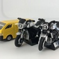 26年３月トミカ新車　ホンダCB1000F、ＤＨＬ配送車