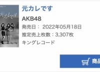 AKB48「元カレです」3日目 3,307枚