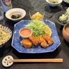 だんなさまごはんの、ヒレカツ定食の夜ごはん