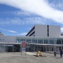 「道の駅わっかない（北海道・稚内市）」「北防波堤ドーム」を眺めました。(*´･∀･)σ))*´ω`)