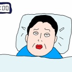 5時に起床する夫