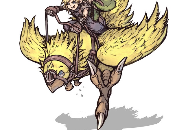 野村哲也が描くFF7xドラクエ7のコラボイラスト、とても良い