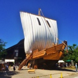 『【宿根木】年に一度、青空の下に帆を揚げる「白山丸まつり」』の画像