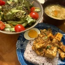 麻婆豆腐ごはん