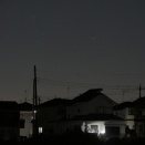 2025年12月　月齢27　水星と並んだ極細の月