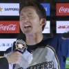 杉谷拳士さん、真面目にヒーローインタビューを受けてしまう