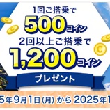 『ANA東京-函館線 9～11月の搭乗で最大1200コインプレゼント！』の画像