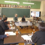 羽生岩瀬小　校長室から