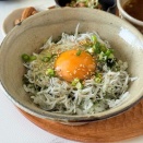しらす丼と冬瓜スープ素麺のお昼ごはん&楽でマラソン最終日