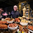 アメリカ　アカデミー賞授賞式後パーティの豪華な料理