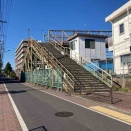 解体前後の三鷹跨線人道橋