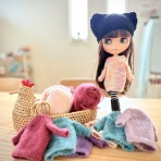 titinekoの猫耳ニットアトリエ｜手編みドール服