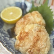 【レシピ】鮭はんぺんお豆腐バーグと　献立。と　おやじギャグ。