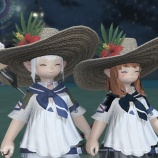 『【FF14】オシュオンローゼル・サマーキャペリンでお揃いヾ(〃^∇^)ノ【FFXIV】ヌシ~ビアナックブーンを釣って分解』の画像