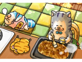 【メロとタビ】森の木の実でシュトーレン