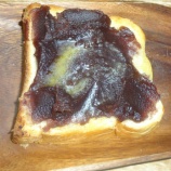 『ベーコンとパンのオイル焼き・餡バタートースト』の画像