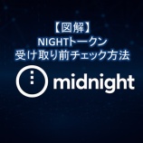 『【図解】NIGHTトークン受け取り前チェック方法｜ウォレット接続と申請準備の流れ』の画像