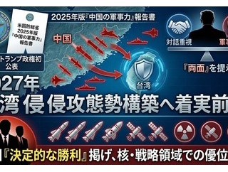 【速報】米国防総省、中国軍は「2027年の台湾侵攻へ着実に前進」予定通り27年侵攻開始か　分析公表