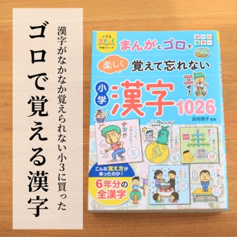 【息子(小3)】漢字がなかなか覚えられない…お薦めしてもらった漢字の本
