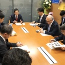 白老町の豪雨に関し、内閣府防災部局に『激甚災害』に位置付けるよう、強く求めました